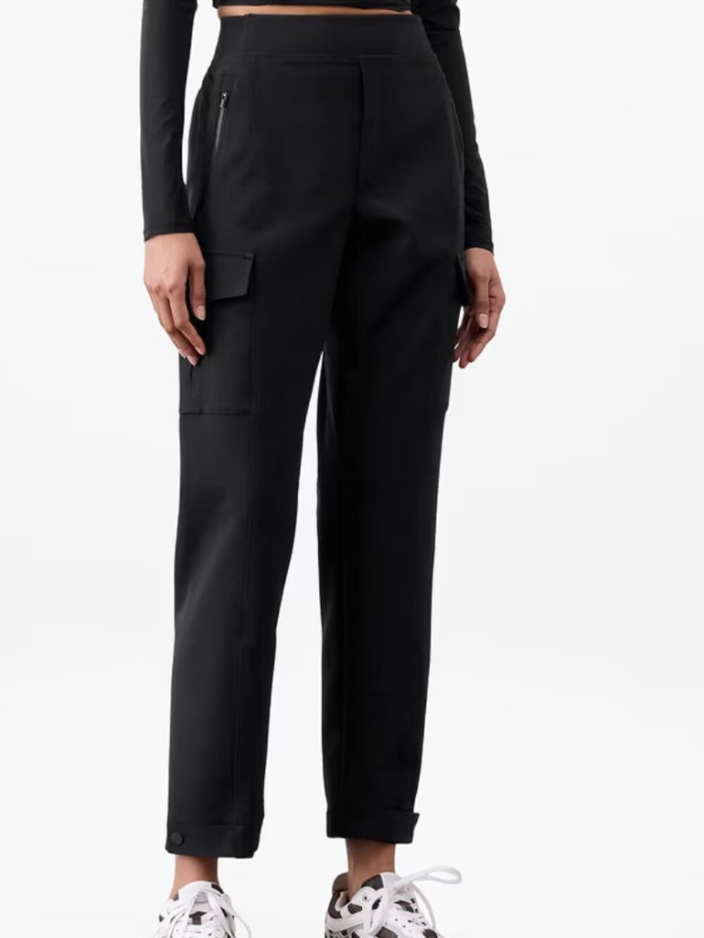 NWT Athleta Black Cargo Endless Pants